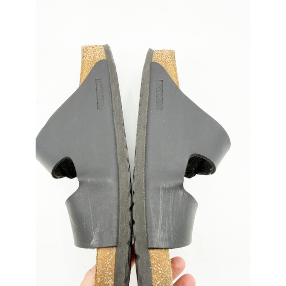 Birkenstock Arizona Black Leather Two Strap Buckle Sandals Mens size 43 Mens 10 main image 15
